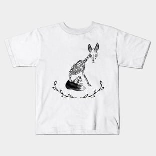 Fox Skeleton Kids T-Shirt